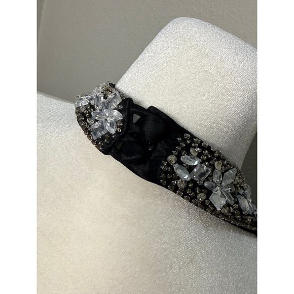 Vintage 90s Y2K Charlotte Russe‎ Long Maxi Dress Halter Whimsygoth Prom Black M - Picture 10 of 13